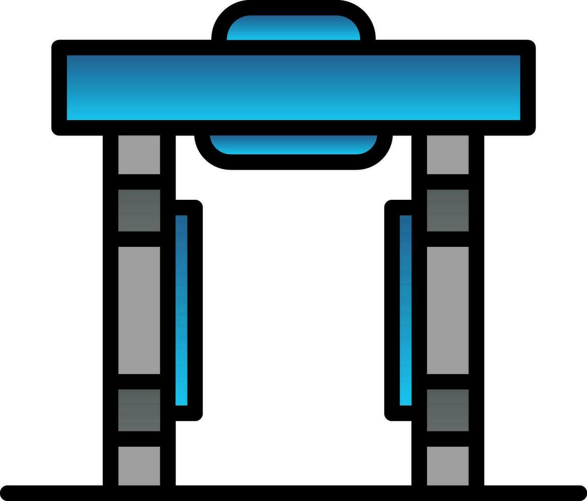 design de ícone de vetor de detector de metais