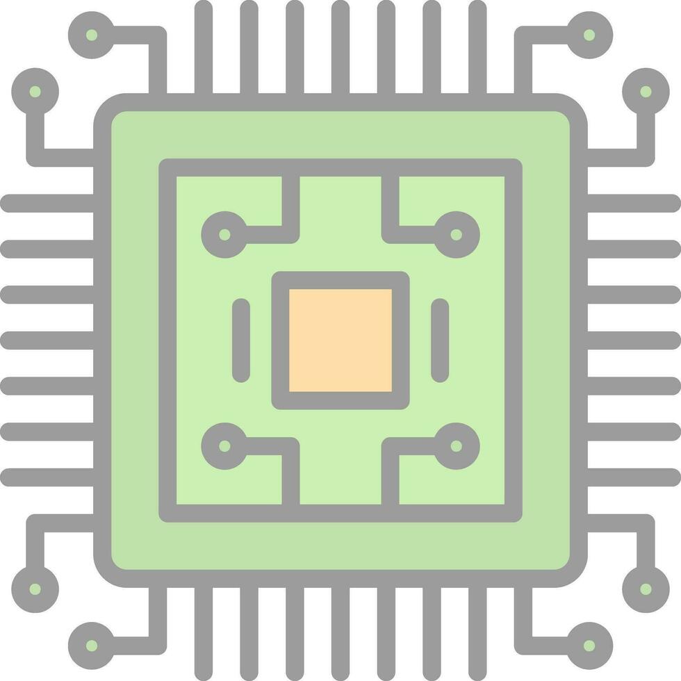 design de ícone de vetor de chip