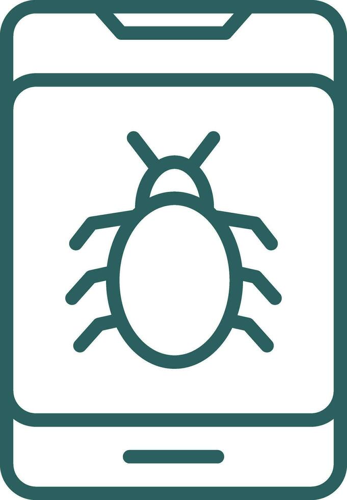 design de ícone de vetor de bug