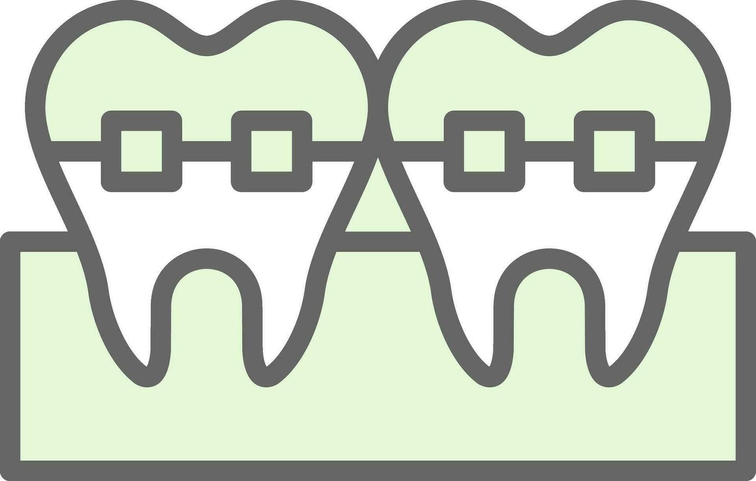 design de ícone de vetor de dentes