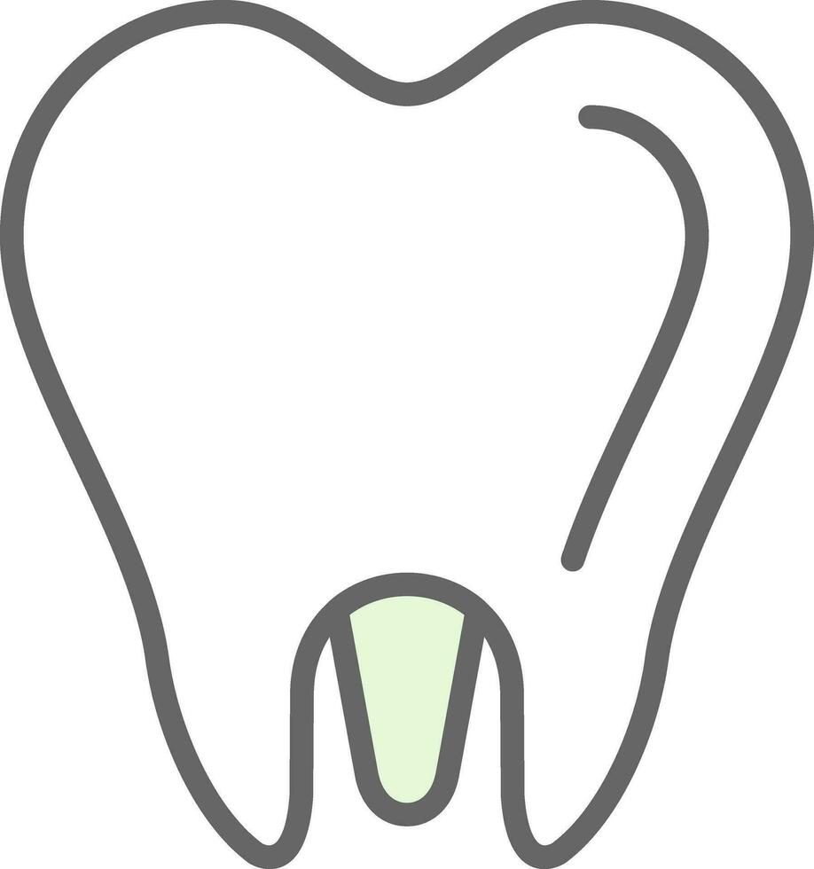 design de ícone vetorial molar vetor