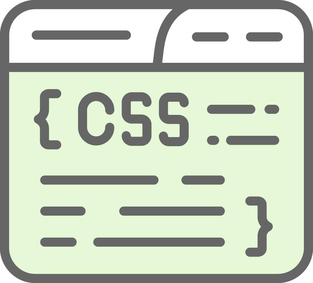 css codificação vetor ícone Projeto