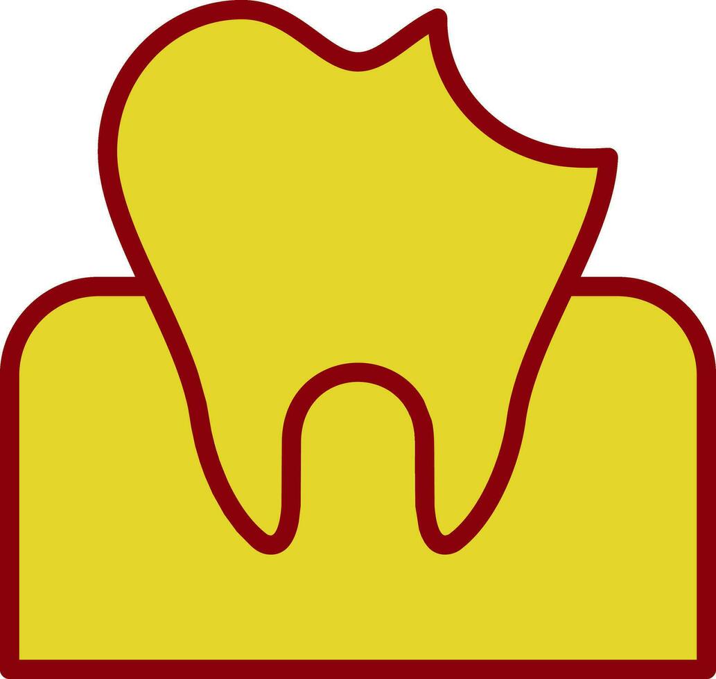 dental cárie vetor ícone Projeto