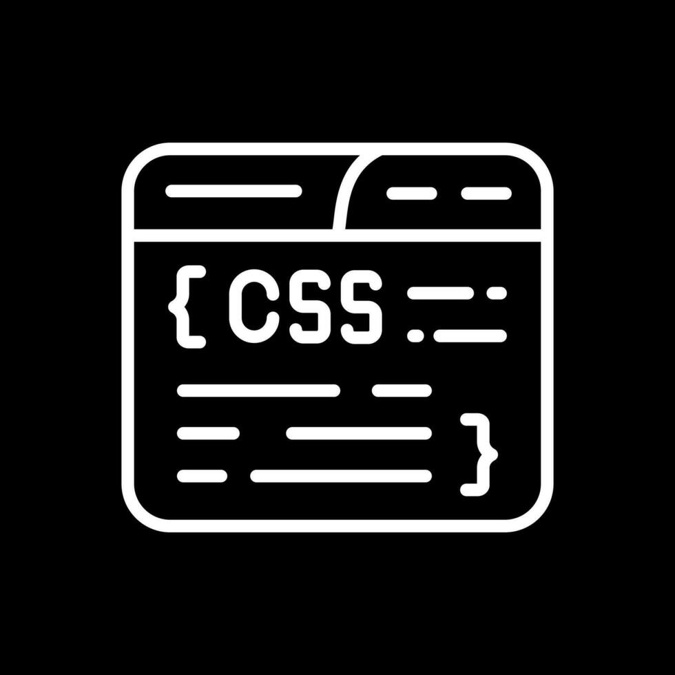 css codificação vetor ícone Projeto