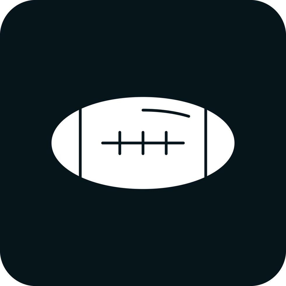 design de ícone de vetor de rugby