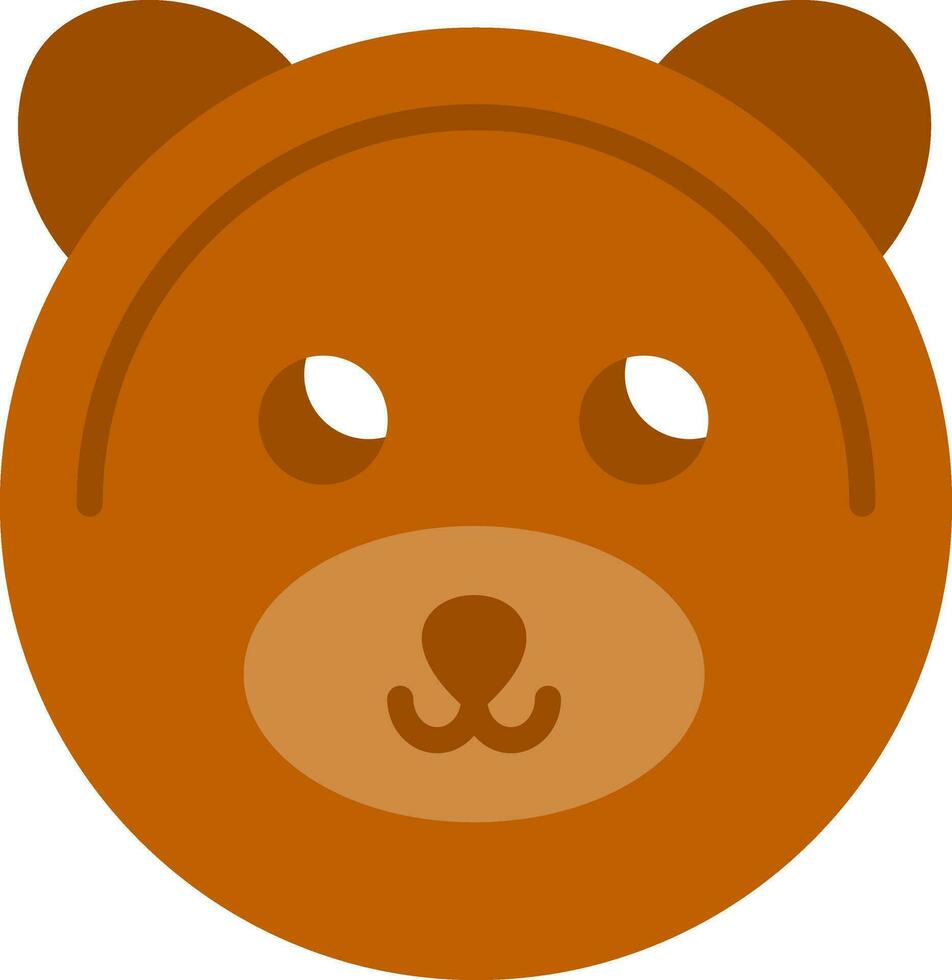 design de ícone de vetor de urso