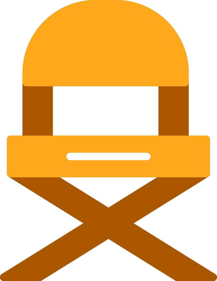 design de ícone de vetor de cadeira dobrável