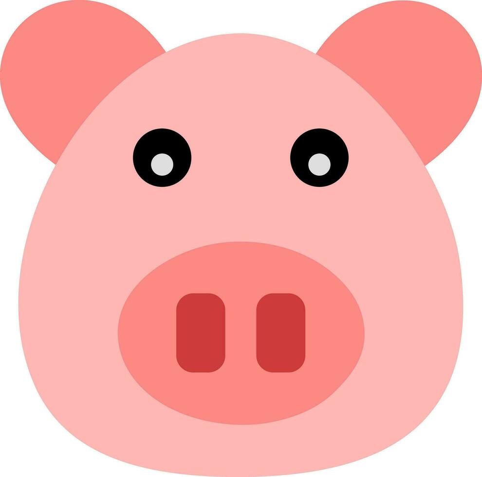 design de ícone de vetor de porco