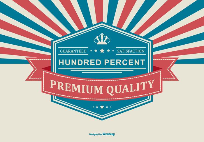 Fundo Promocional de Qualidade Premium vetor