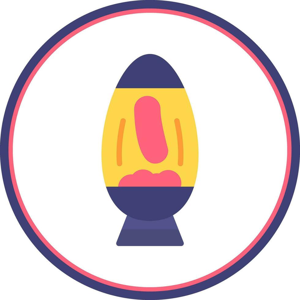 design de ícone de vetor de lâmpada de lava
