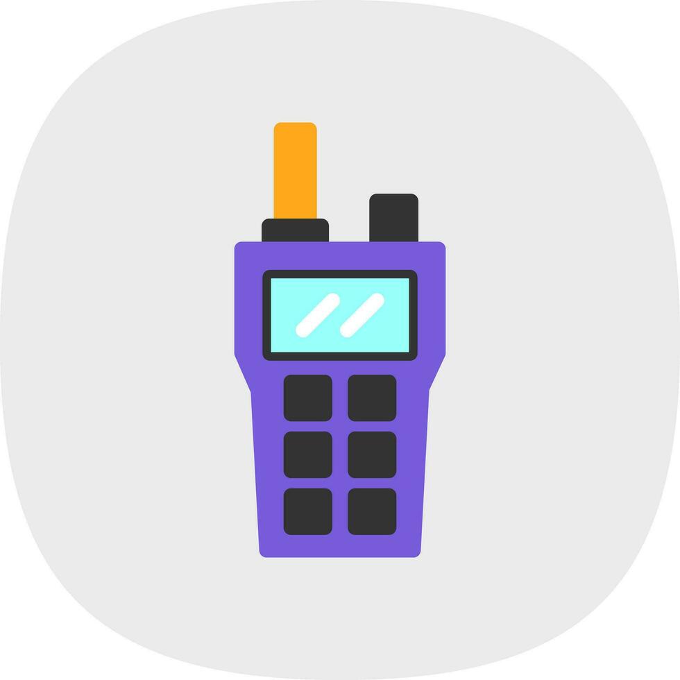 design de ícone de vetor de walkie talkie