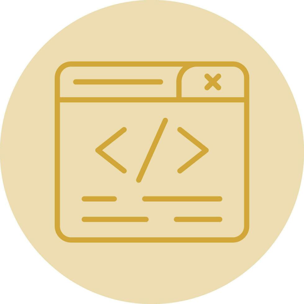 design de ícone de vetor de programação web