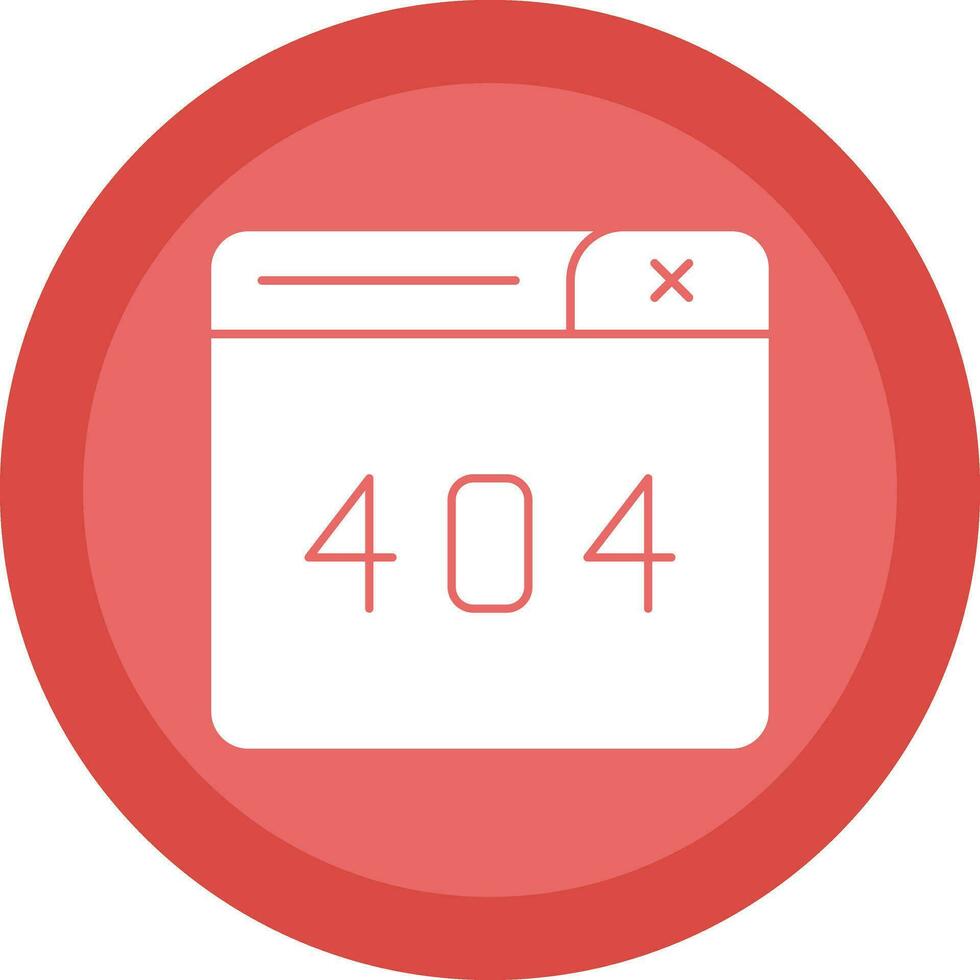 design de ícone de vetor de erro 404