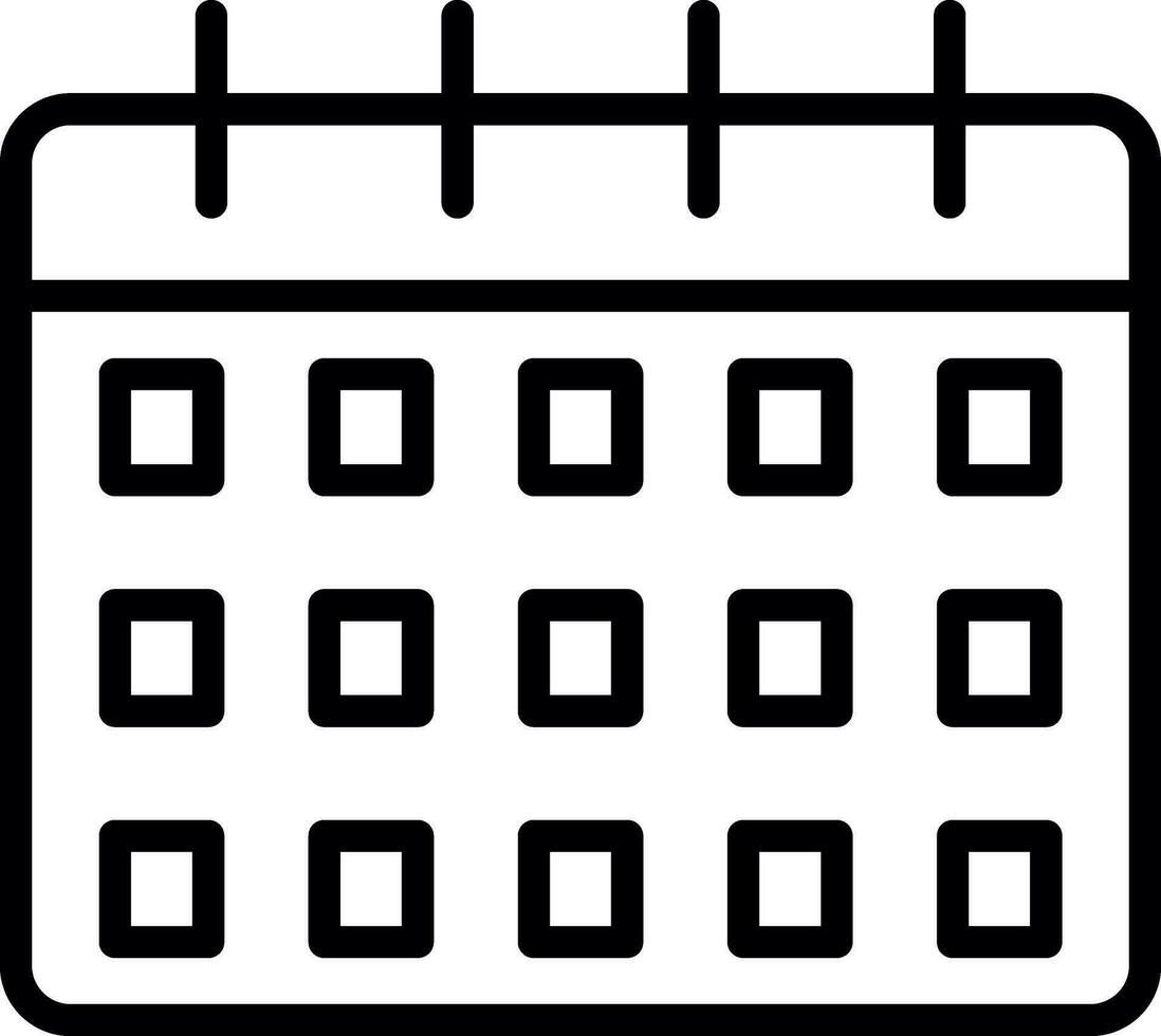 calendário vetor ícone Projeto