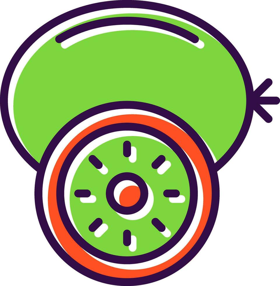 design de ícone de vetor de kiwi