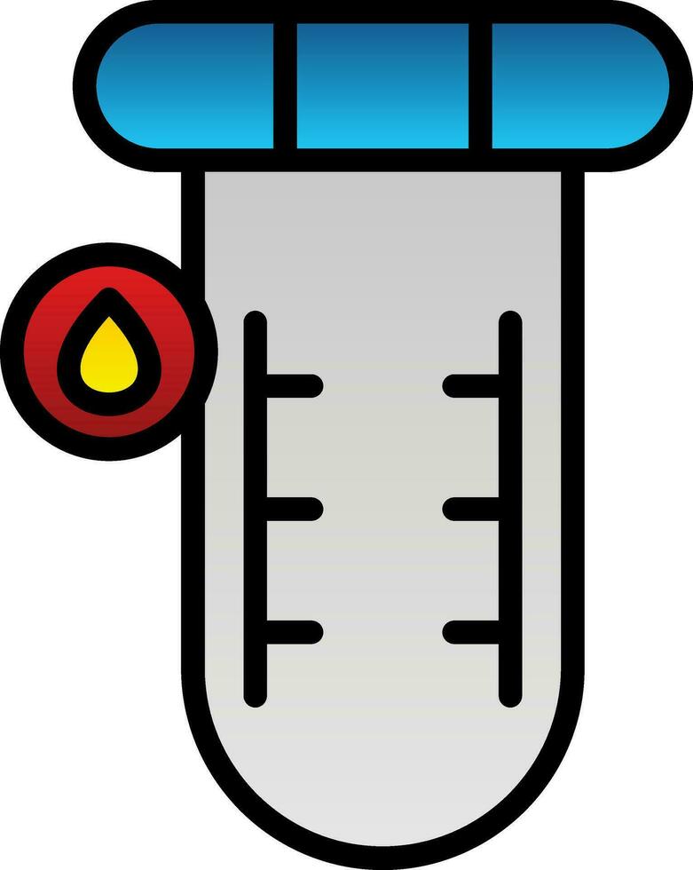 design de ícone de vetor de teste de pcr