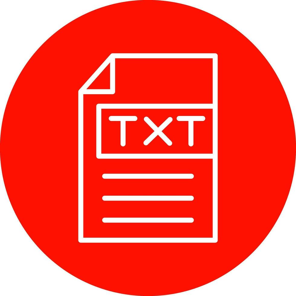 TXT vetor ícone Projeto