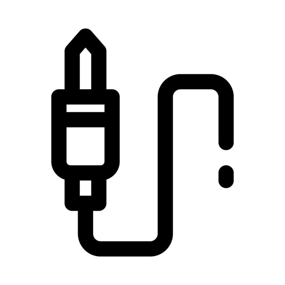 audio jack ícone para seu local na rede Internet, móvel, apresentação, e logotipo Projeto. vetor