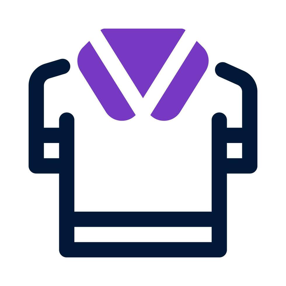 pólo camisa ícone para seu local na rede Internet, móvel, apresentação, e logotipo Projeto. vetor
