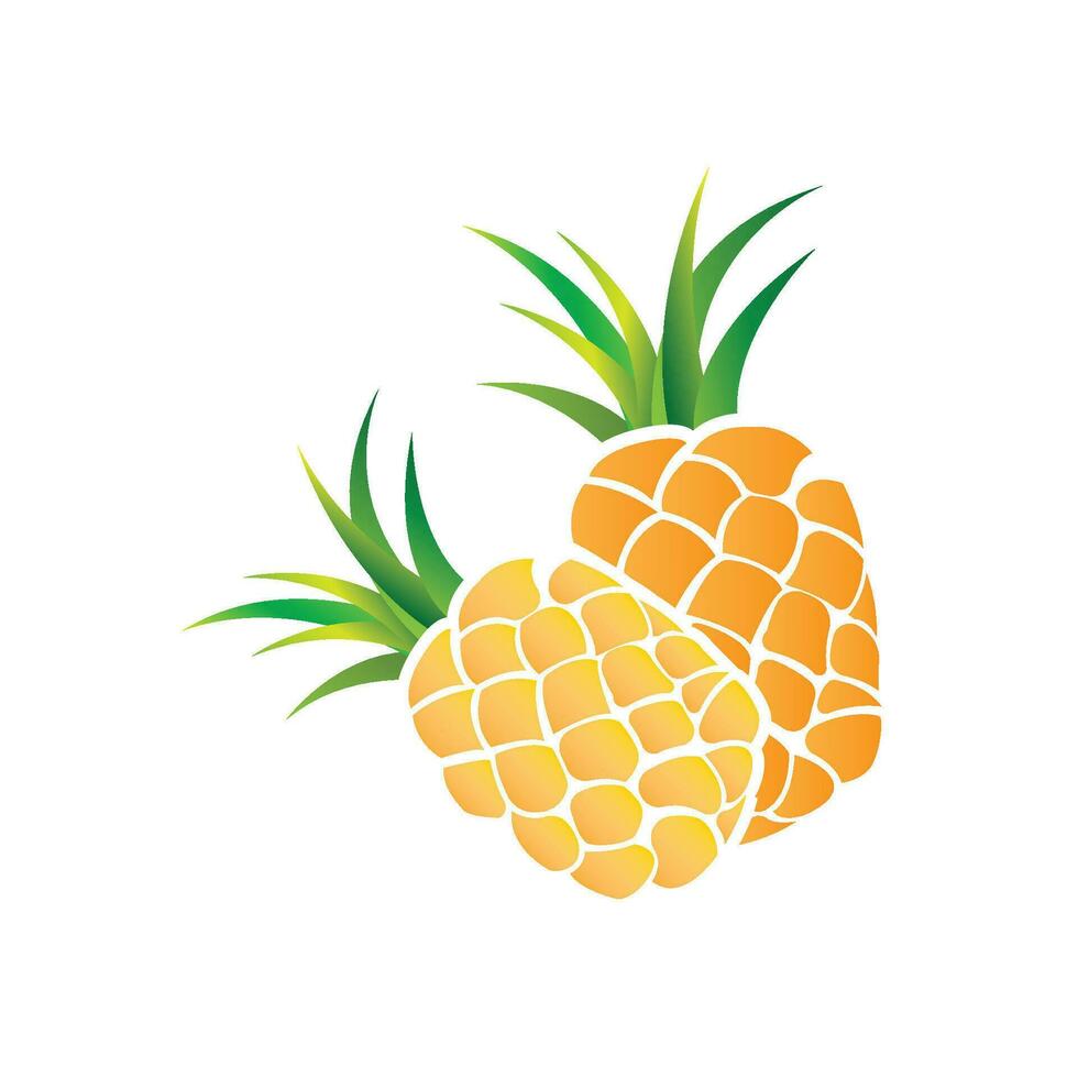 abacaxi logotipo, vetor jardim Fazenda fresco fruta, Projeto para simples fruta fazer compras suco