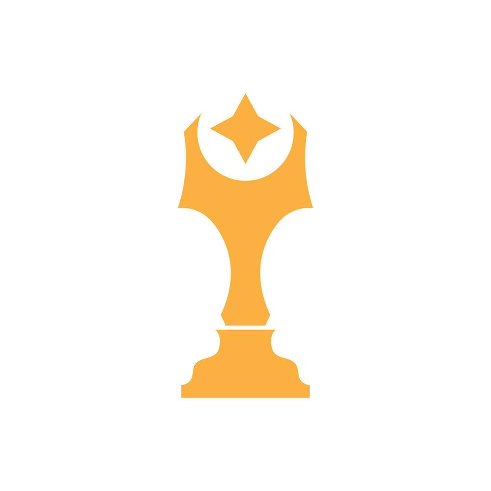 troféu logotipo, ganhando vetor para Esportes torneio, criativo e único ilustração