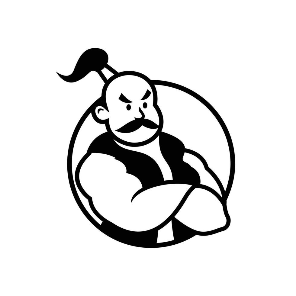 gênio mascote logotipo ícone Projeto ilustração vetor