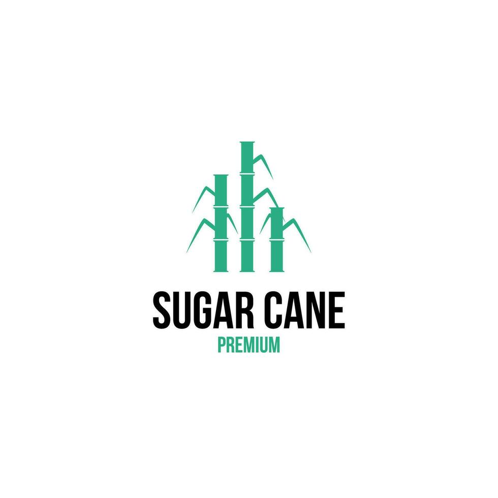 criativo açúcar bengala logotipo Projeto conceito vetor ilustração símbolo ícone