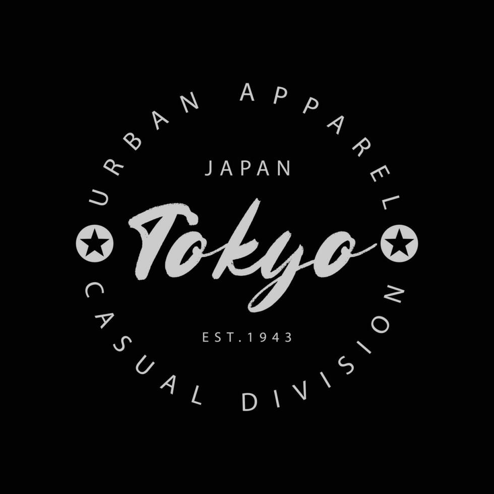 Tóquio Japão vetor ilustração e tipografia, perfeito para Camisetas, moletons, impressões etc.