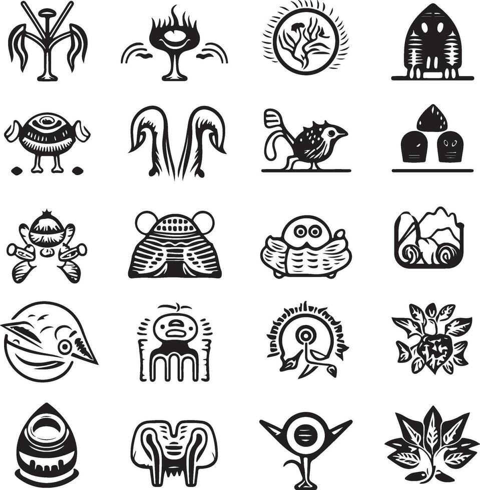 ícone símbolo vetor conjunto ilustração