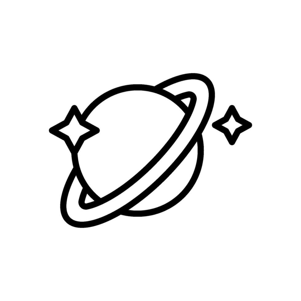 planeta ícone placa símbolo vetor