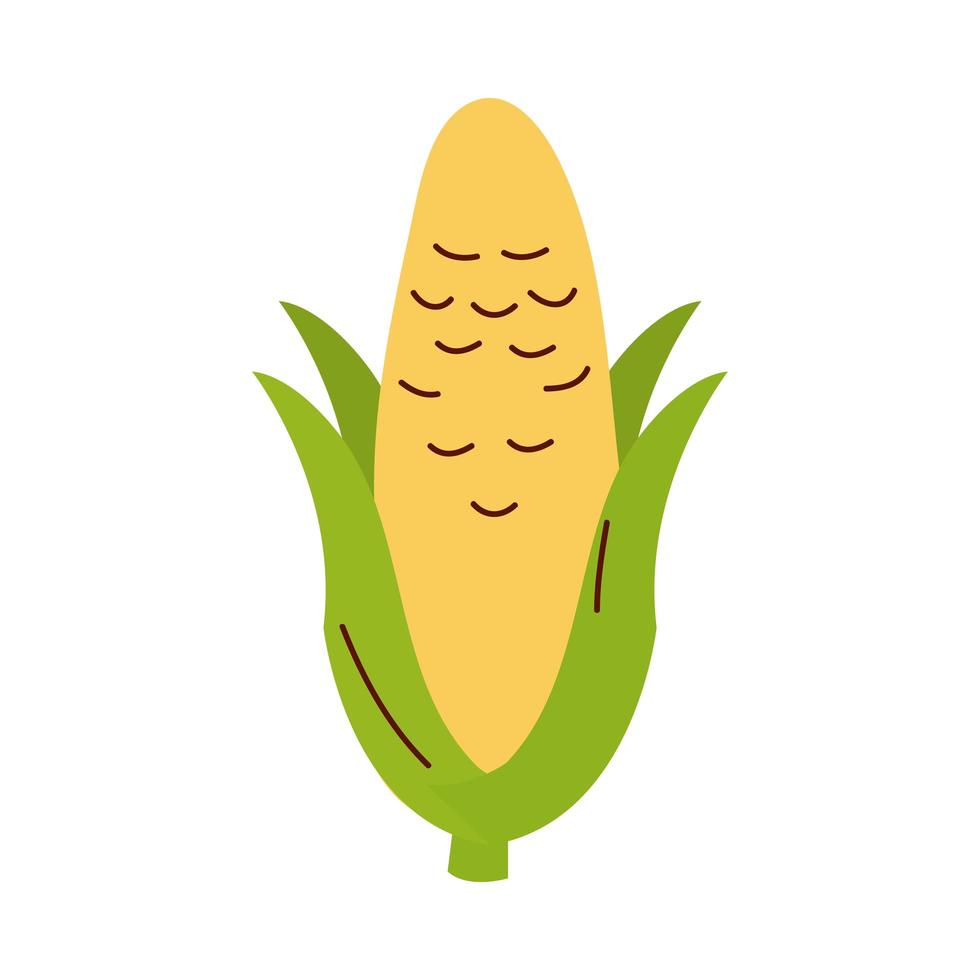 projeto de vetor de ícone de comida de milho