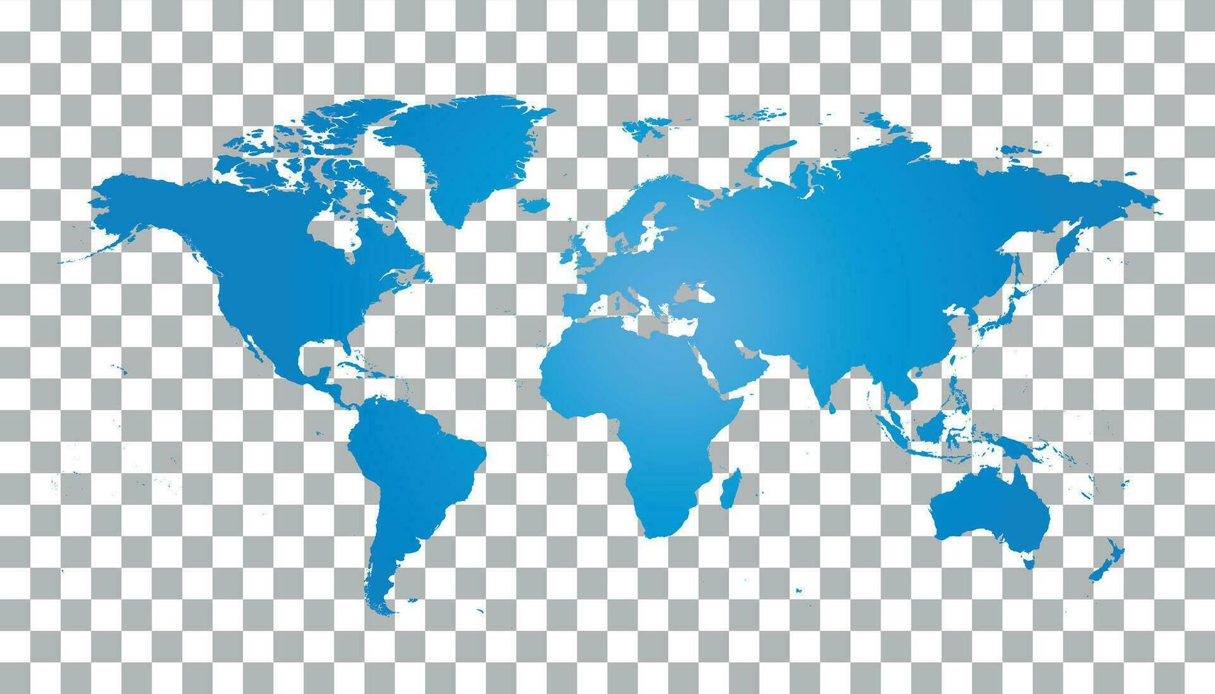em branco azul mundo mapa em isolado fundo. mundo mapa vetor modelo para local na rede Internet, infográficos, Projeto. plano terra mundo mapa ilustração