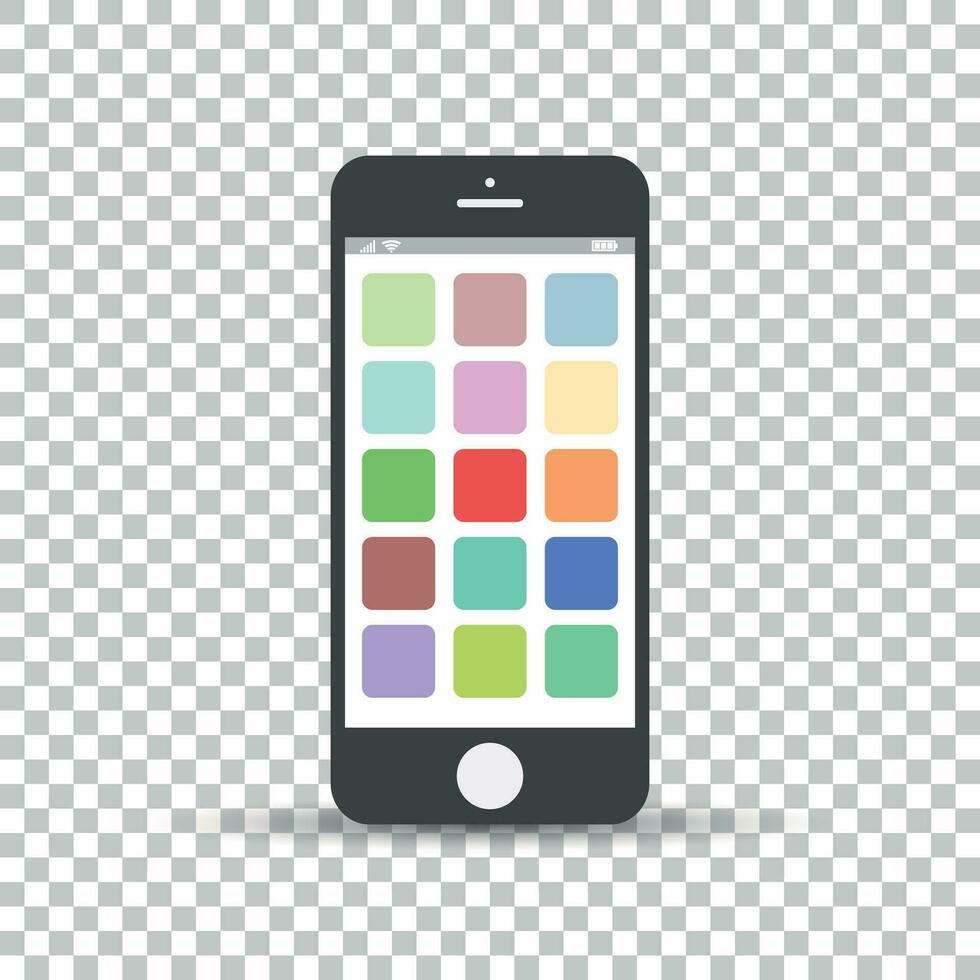 Smartphone ícone vetor. plano vetor ilustração telefone em isolado fundo
