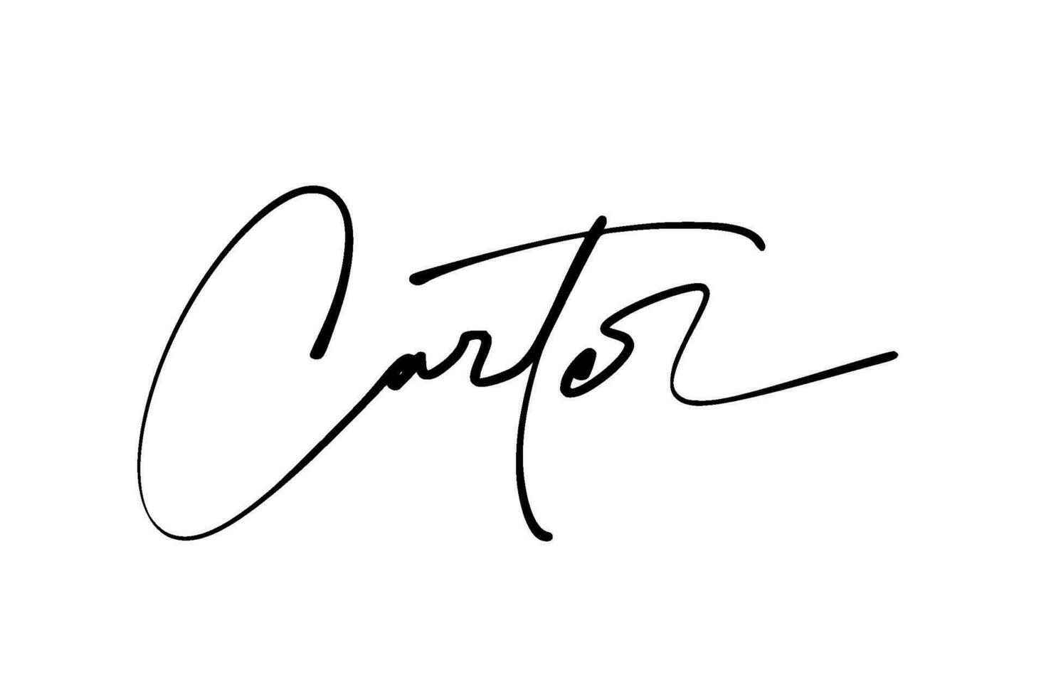 assinatura Series c Projeto ilustração vetor