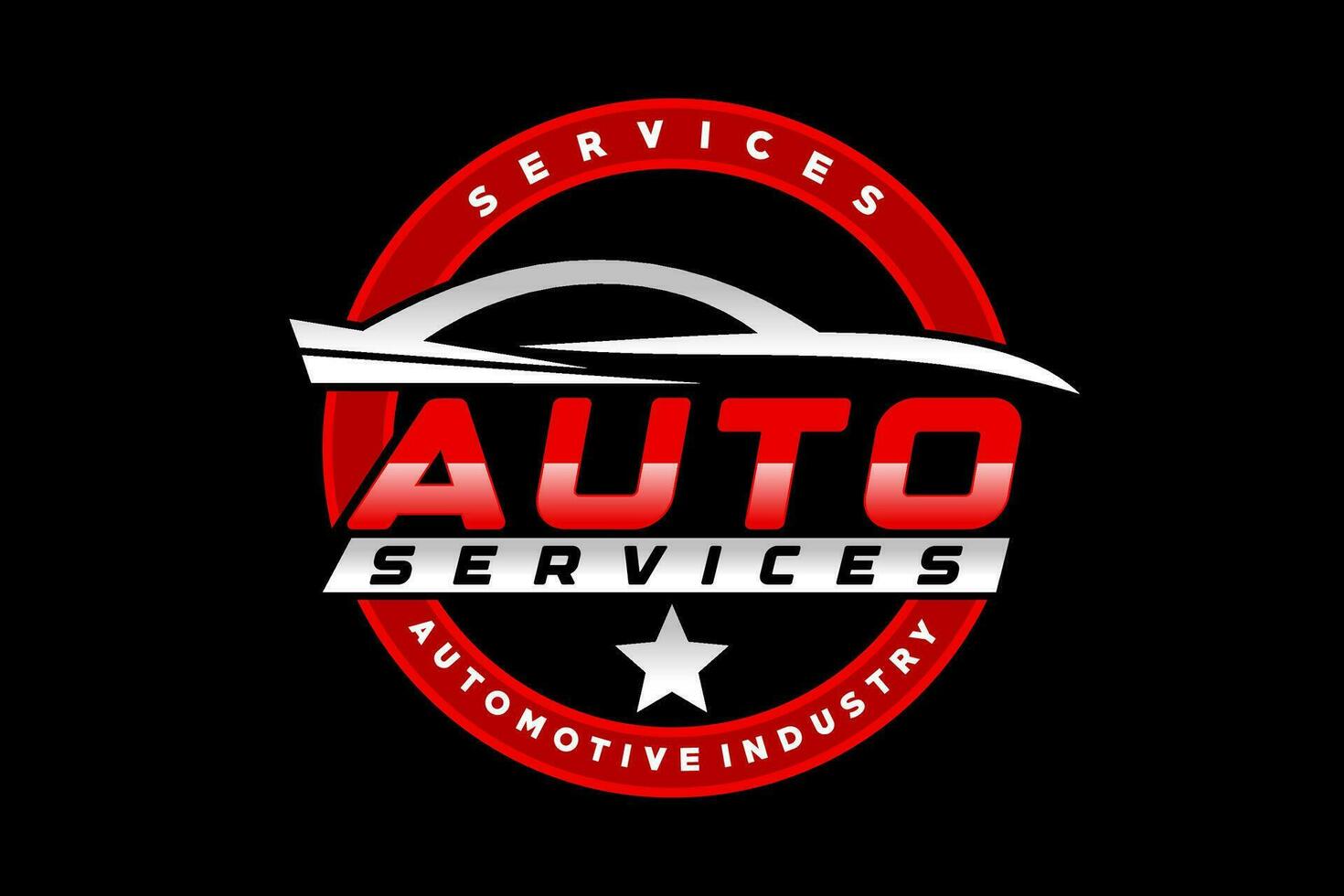 auto estilo carro logotipo Projeto com conceito Esportes veículo ícone silhueta vetor