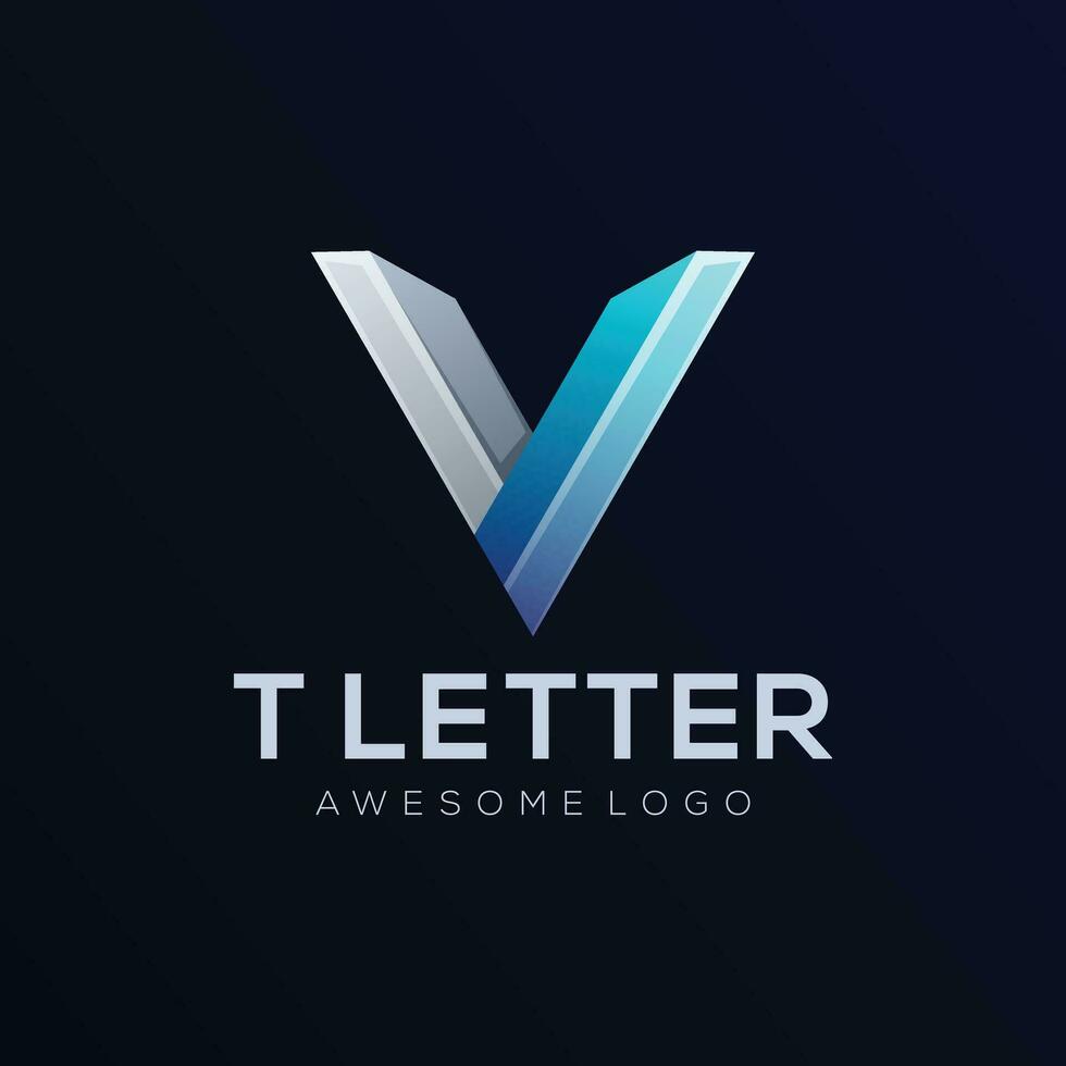 v carta colorida logotipo ilustração vetor