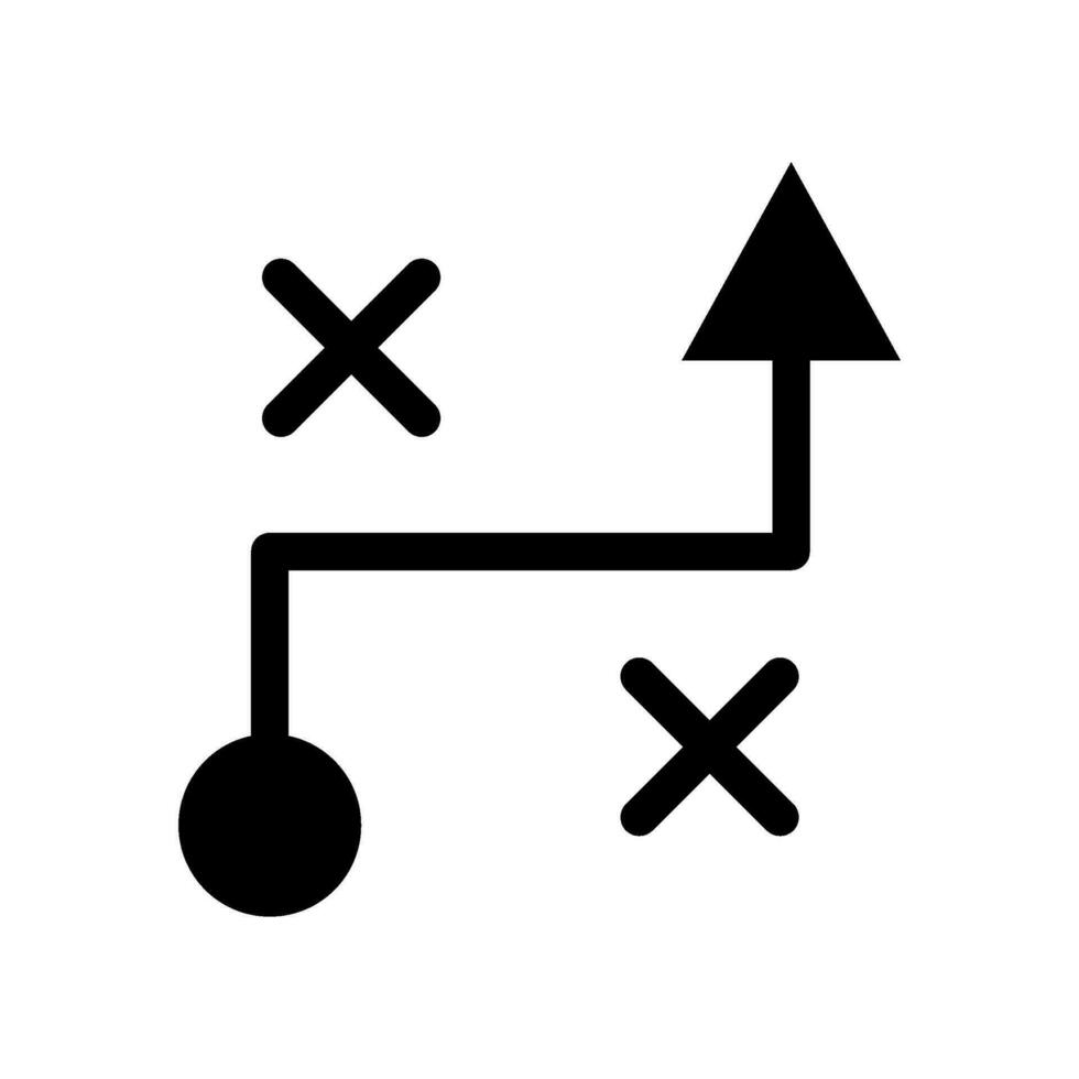 estratégia ícone vetor símbolo Projeto ilustração