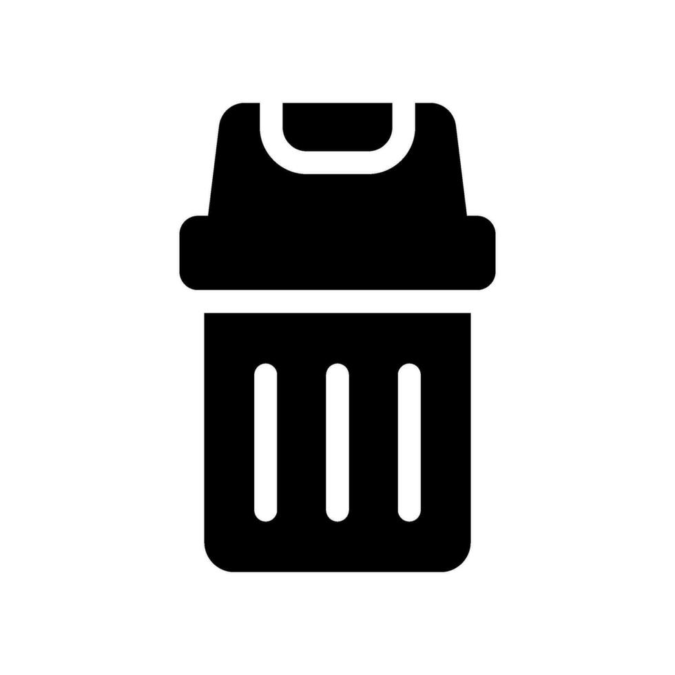Lixo ícone vetor símbolo Projeto ilustração