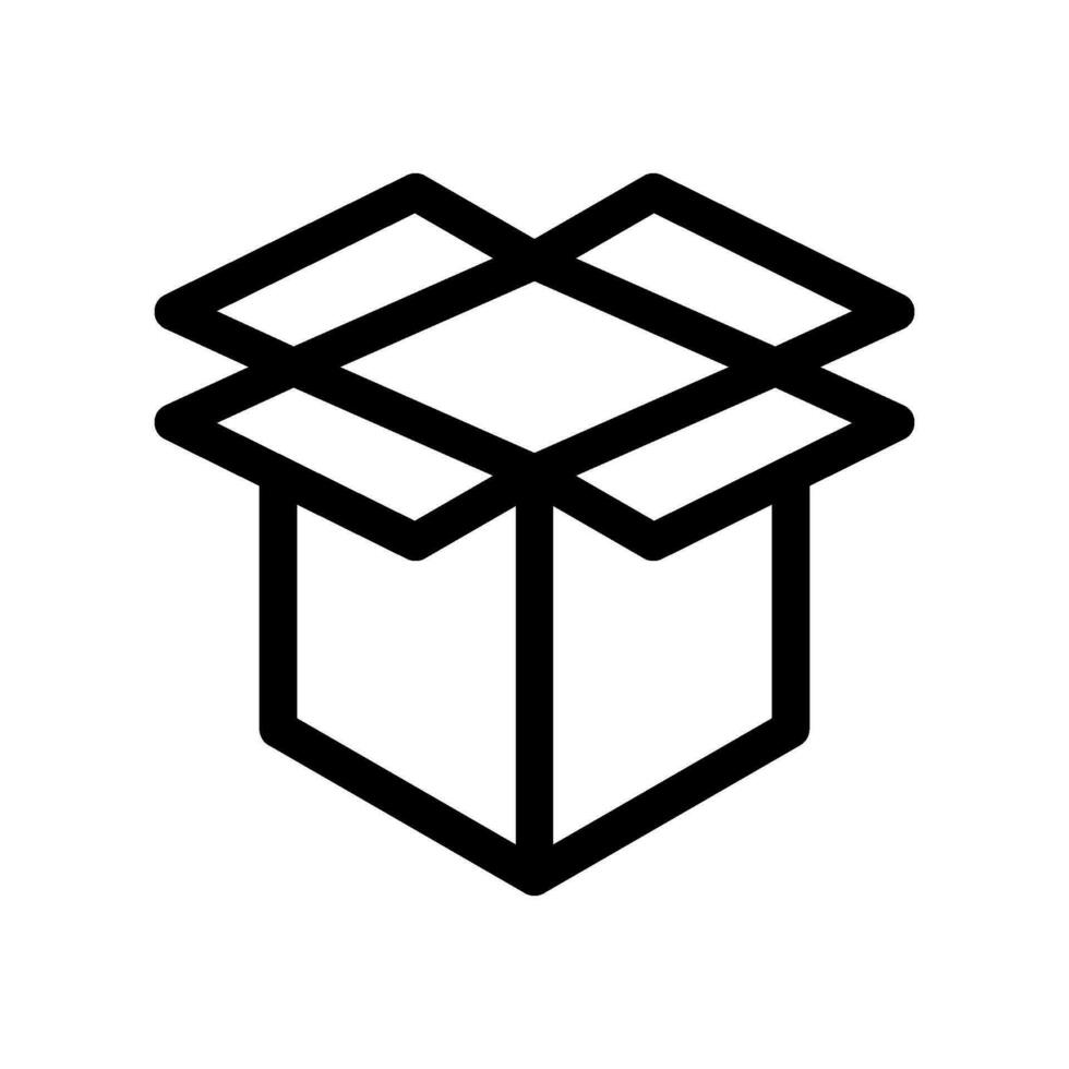 caixa ícone vetor símbolo Projeto ilustração