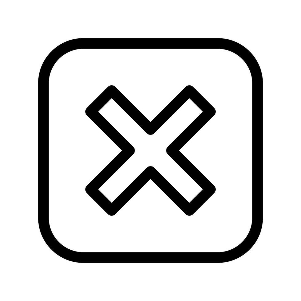 cancelar ícone vetor símbolo Projeto ilustração