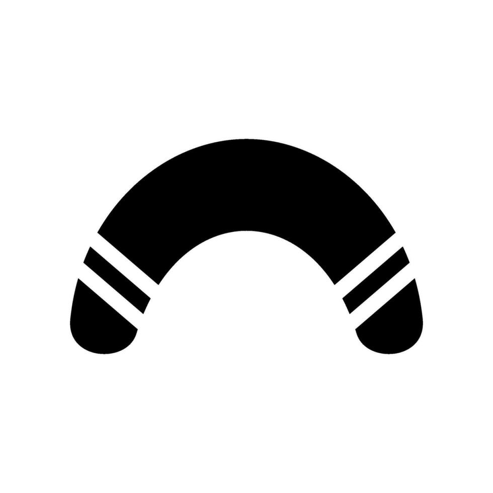 bumerangue ícone vetor símbolo Projeto ilustração