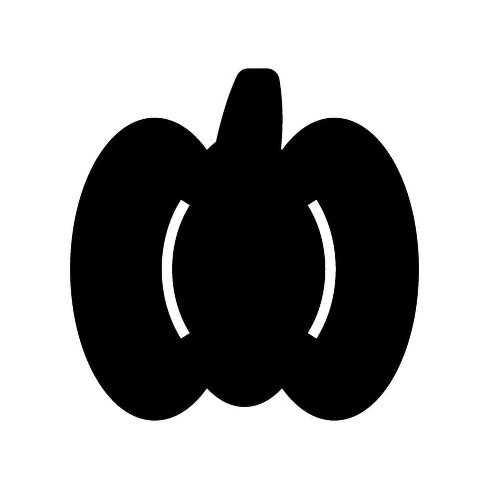 abóbora ícone vetor símbolo Projeto ilustração