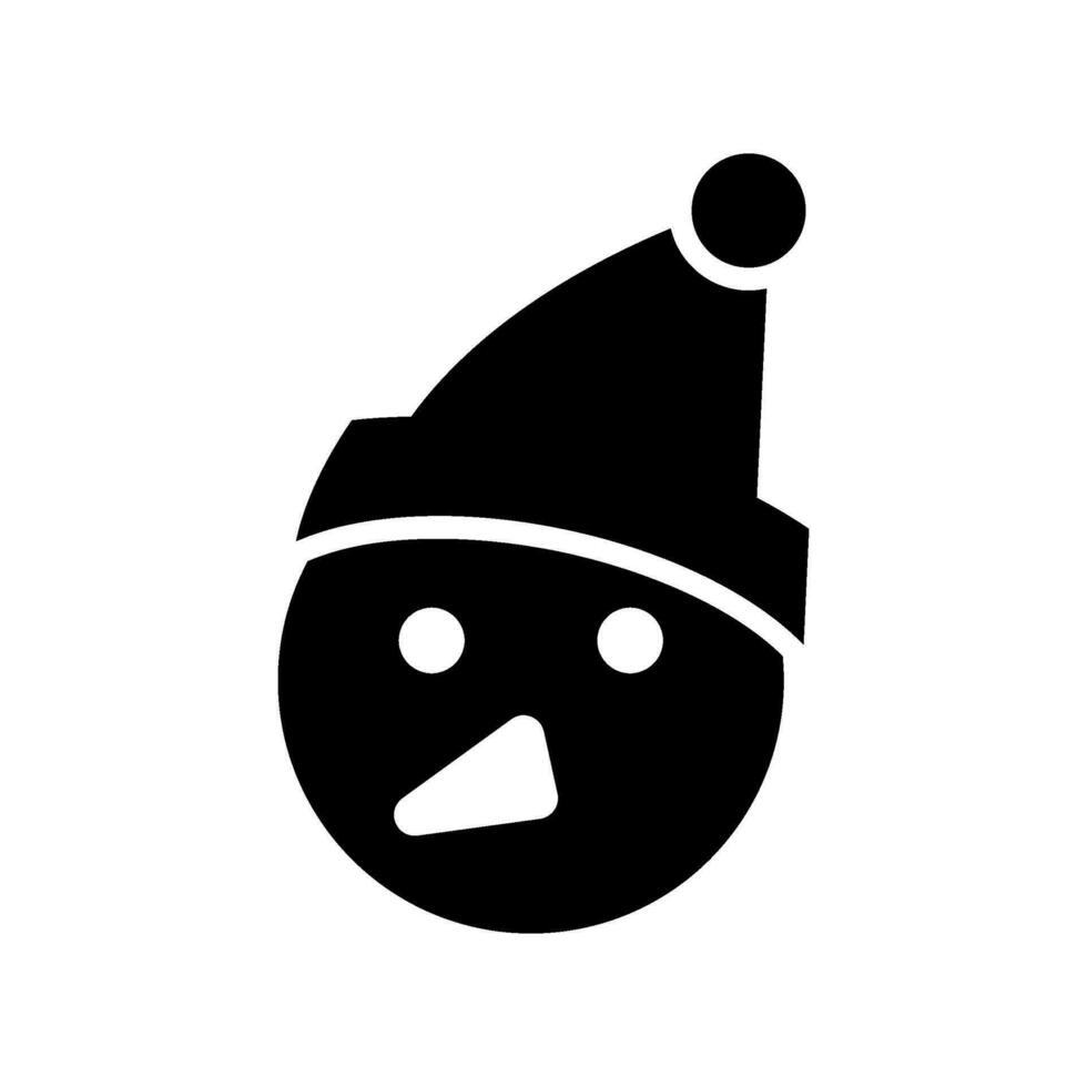 boneco de neve ícone vetor símbolo Projeto ilustração