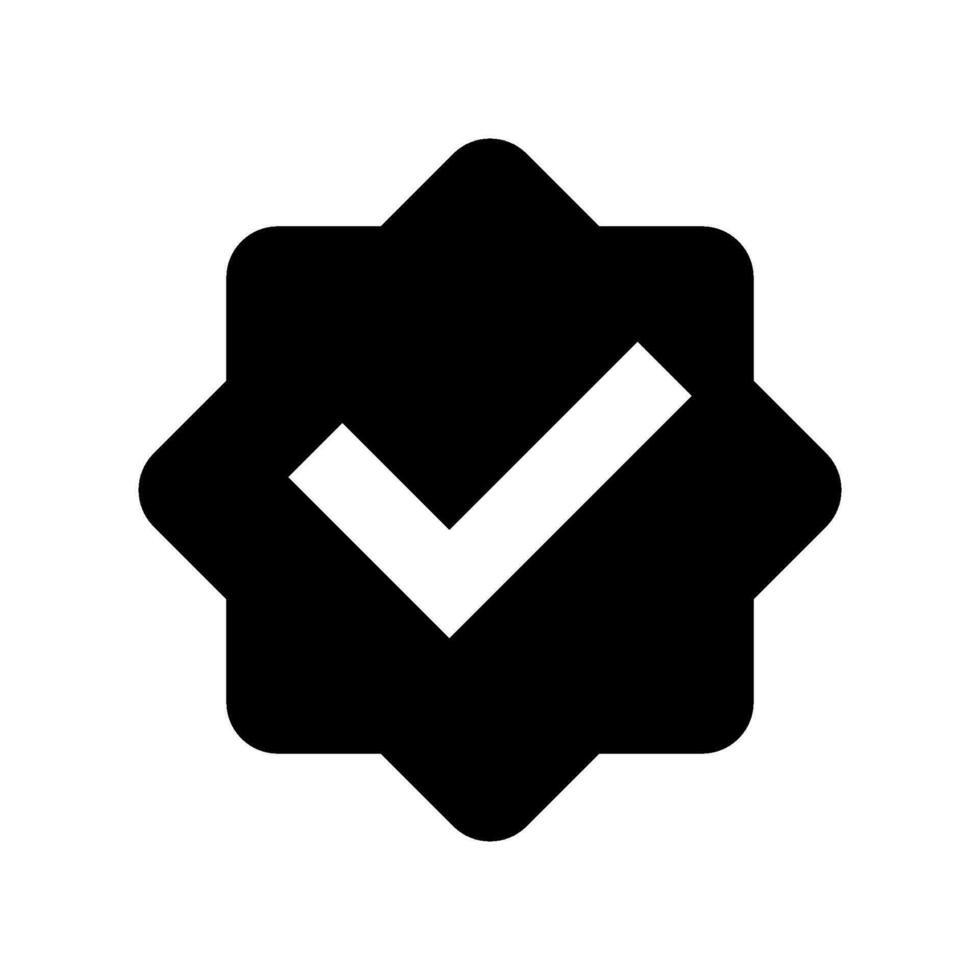 Verifica ícone vetor símbolo Projeto ilustração