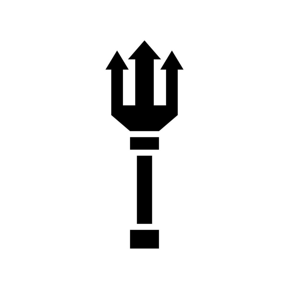 tridente ícone vetor símbolo Projeto ilustração