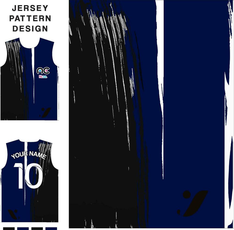 abstrato arte conceito vetor jérsei padronizar modelo para impressão ou sublimação Esportes uniformes futebol voleibol basquetebol e-sports ciclismo e pescaria livre vetor.