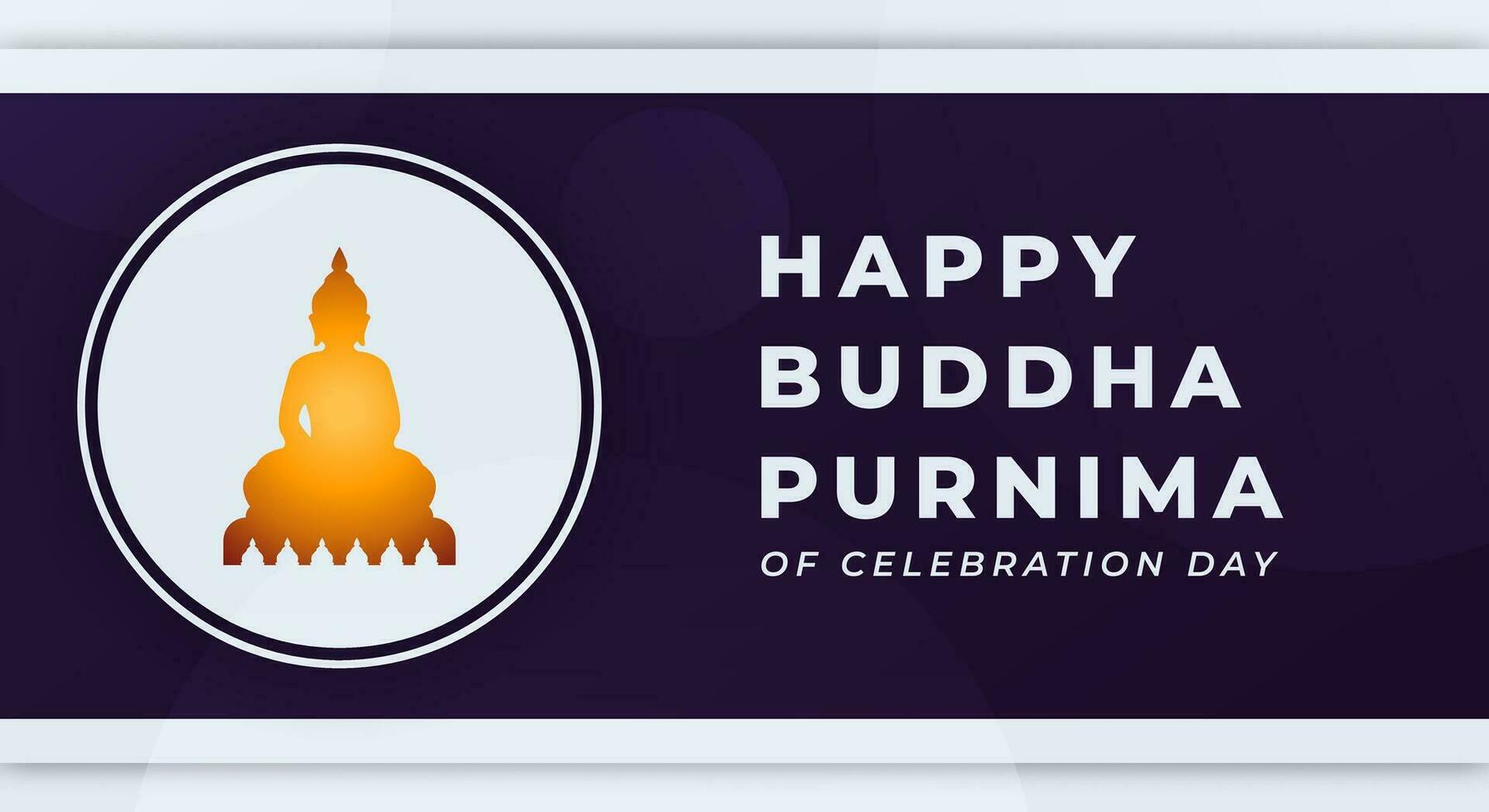 feliz Buda purnima dia celebração vetor Projeto ilustração para fundo, poster, bandeira, anúncio, cumprimento cartão