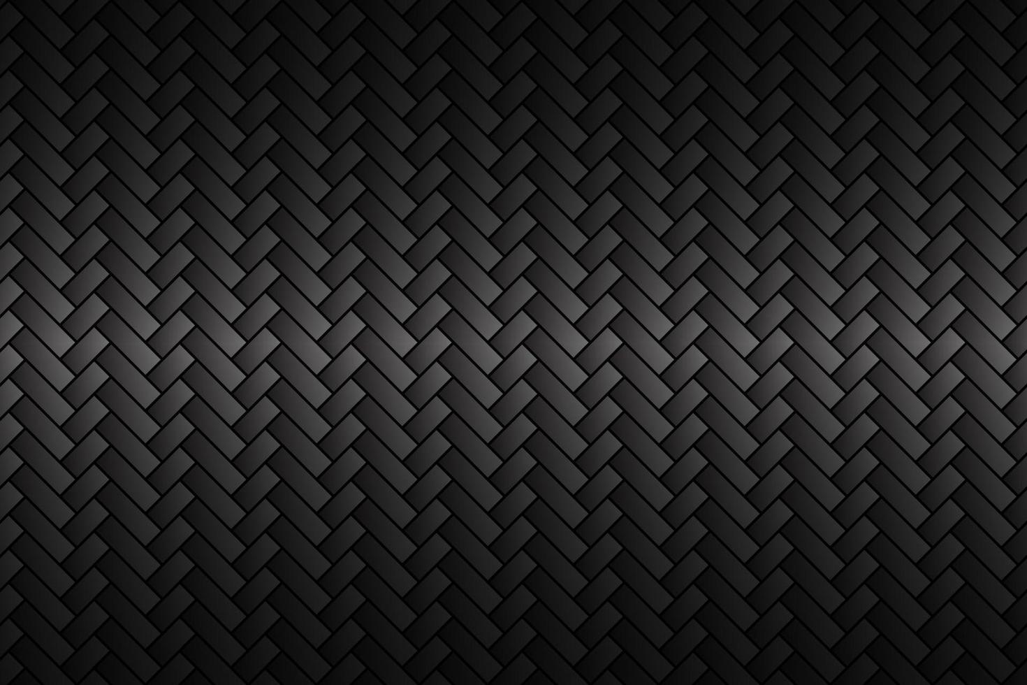 fundo de fibra de carbono abstrato preto. aparência metálica moderna. a aparência do aço inoxidável. ilustração vetorial vetor