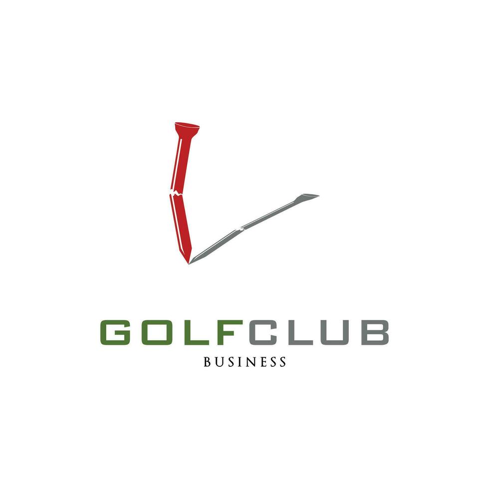 golfe clube ícone logotipo Projeto modelo vetor