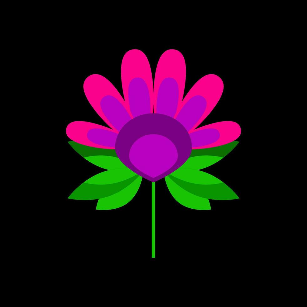 multicolorido brilhante flor mexicano bordado vetor